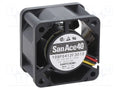 SANYO DENKI 109P0412F3013 Aksiaalipuhallin 12VDC