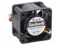 SANYO DENKI 109P0412K3013 Aksiaalipuhallin 12VDC