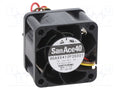 SANYO DENKI 9GAX0412P3S001 Aksiaalipuhallin 12VDC