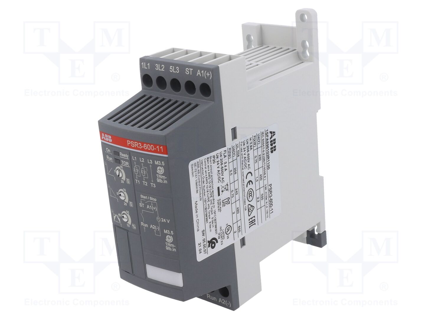 ABB PSR3-600-11 Pehmokäynnistin 1.5kW