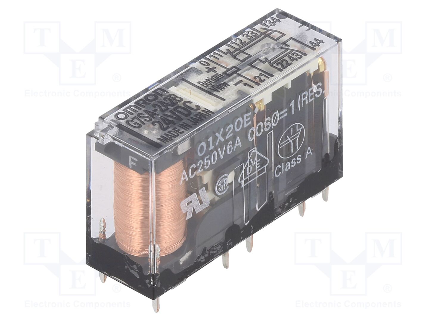 OMRON G7SA-2A2B-24VDC Sähkömagneettinen rele 24VDC