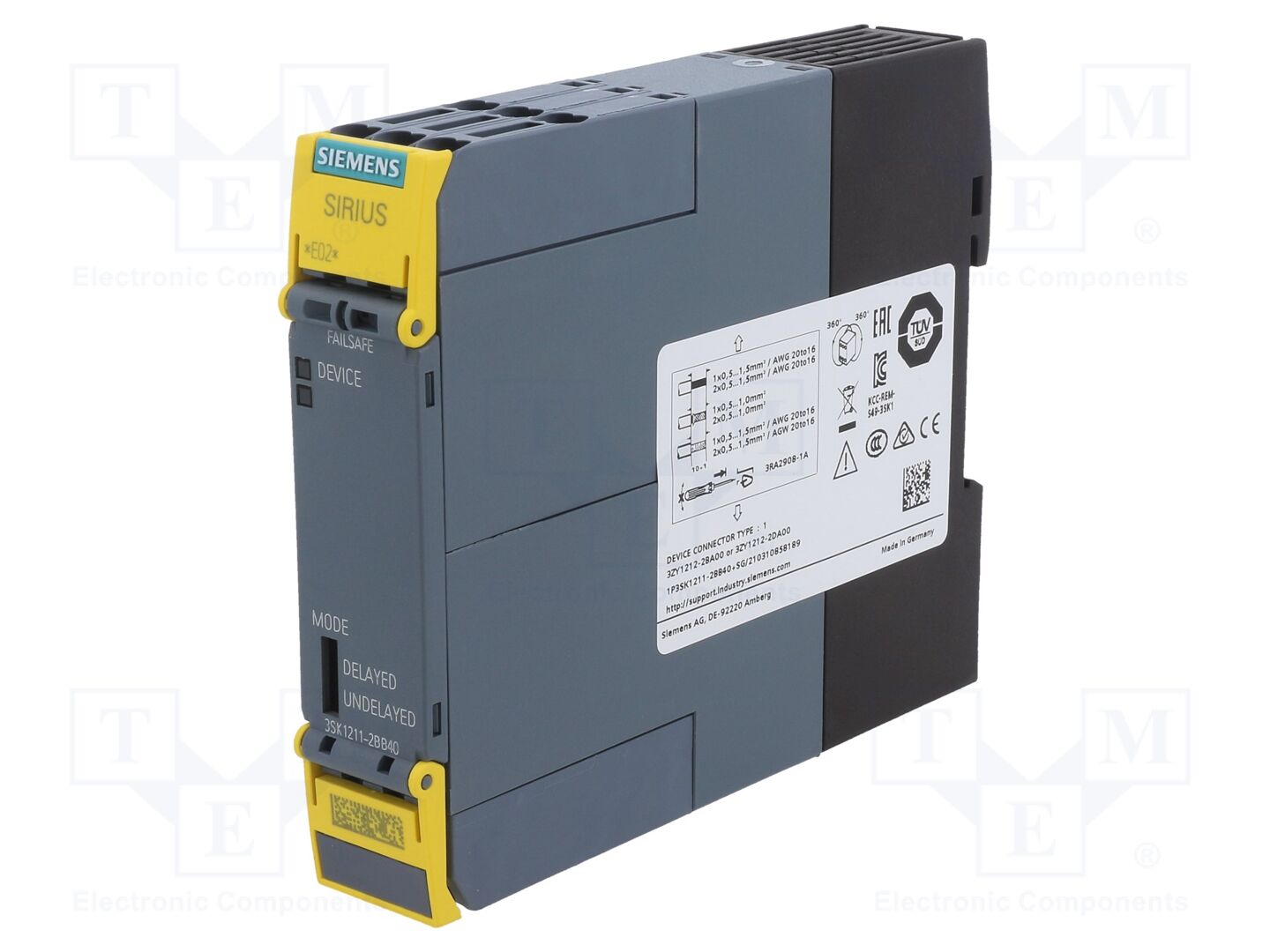 SIEMENS 3SK1211-2BB40 Turvarele 24VDC