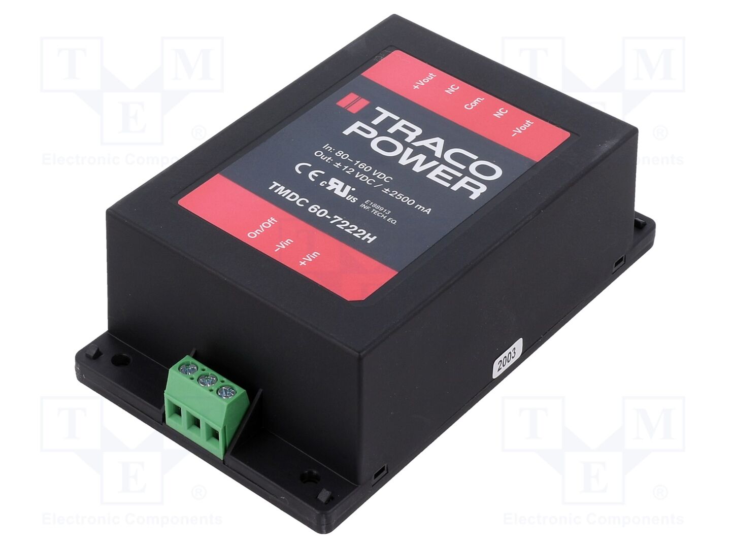 TRACO POWER TMDC60-7222H DC/DC-muunnin 60W