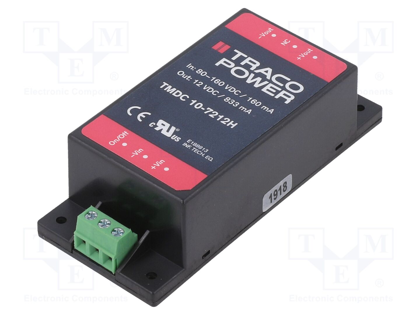 TRACO POWER TMDC10-7212H DC/DC-muunnin 10W