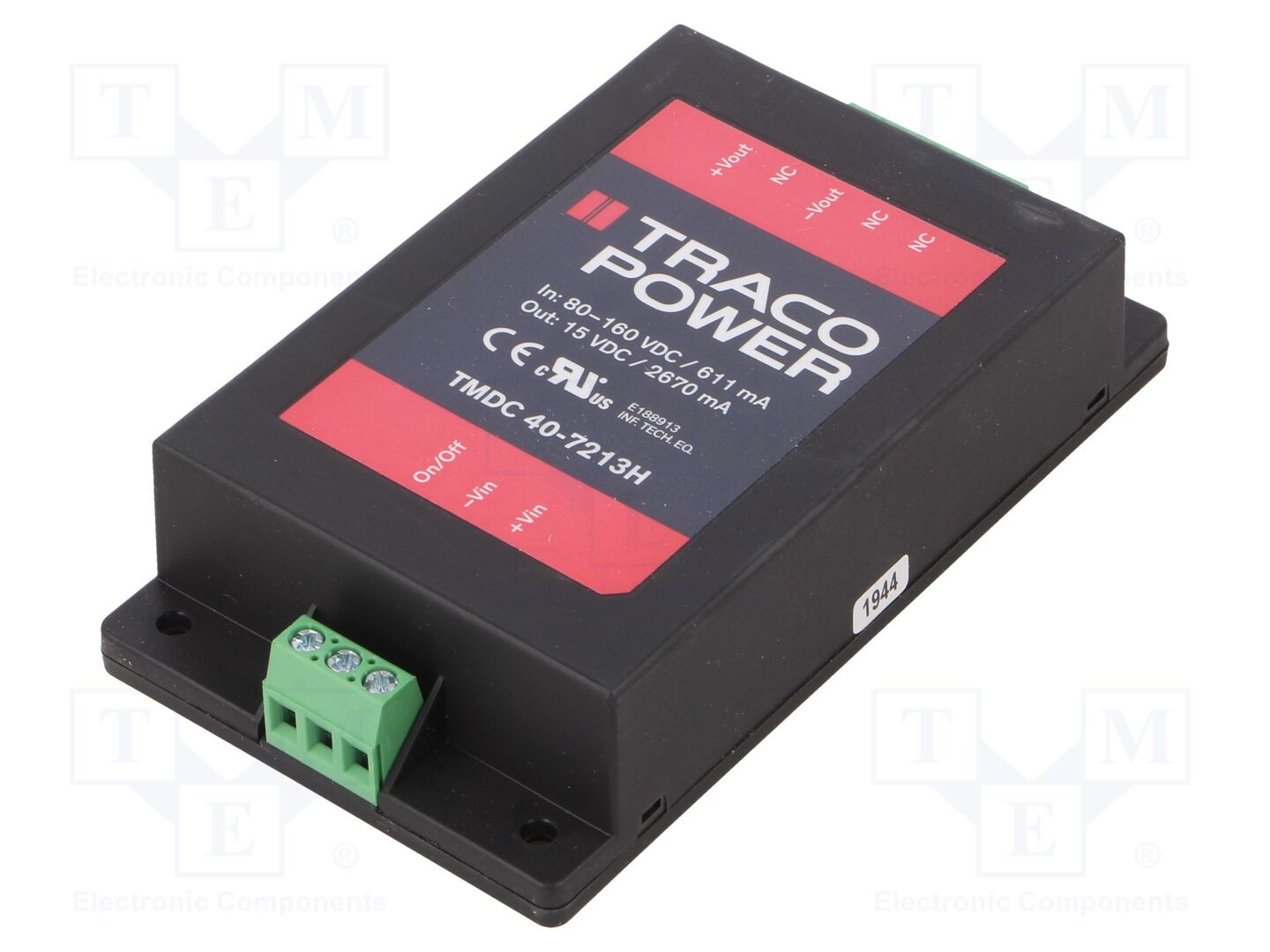 TRACO POWER TMDC 40-7213H DC/DC-muunnin 40W