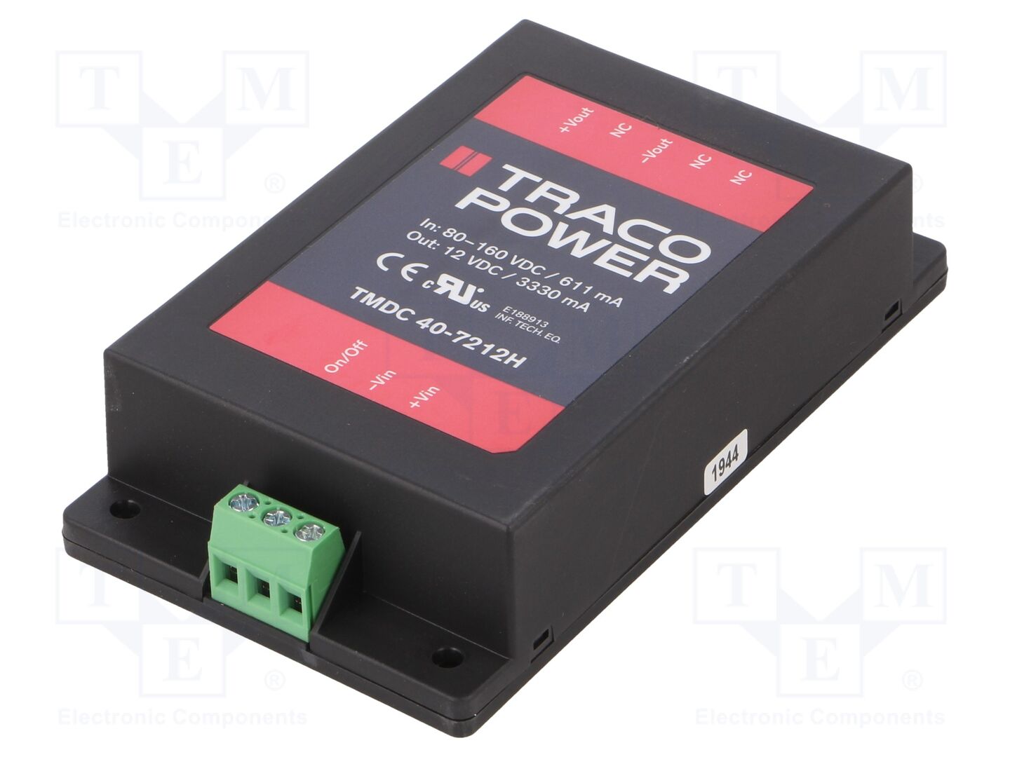 TRACO POWER TMDC40-7212H DC/DC-muunnin 40W