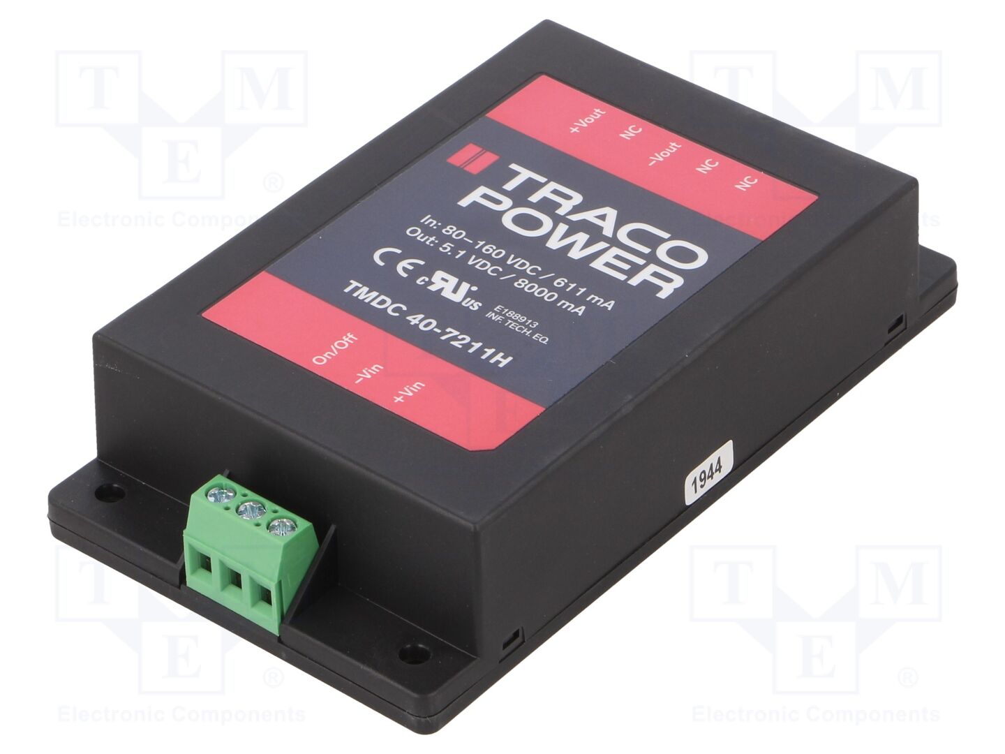 TRACO POWER TMDC40-7211H DC/DC-muunnin 40W