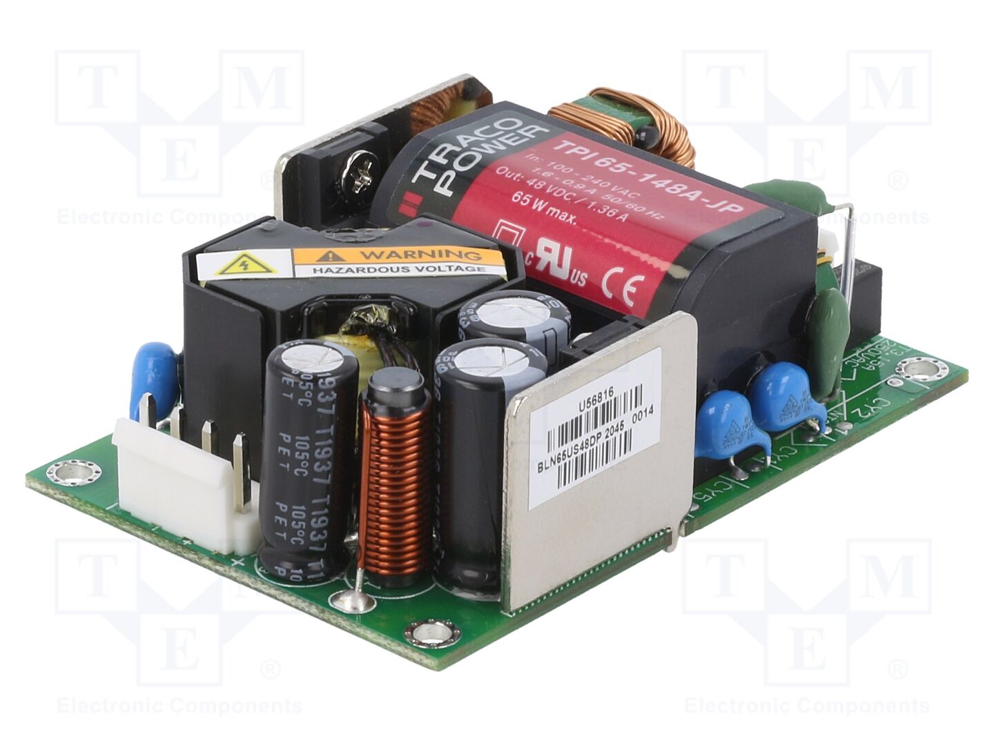 TRACO POWER TPI65-148A-JP Avoin kytkinlähde 120-370VDC 85-264VAC 1.36A