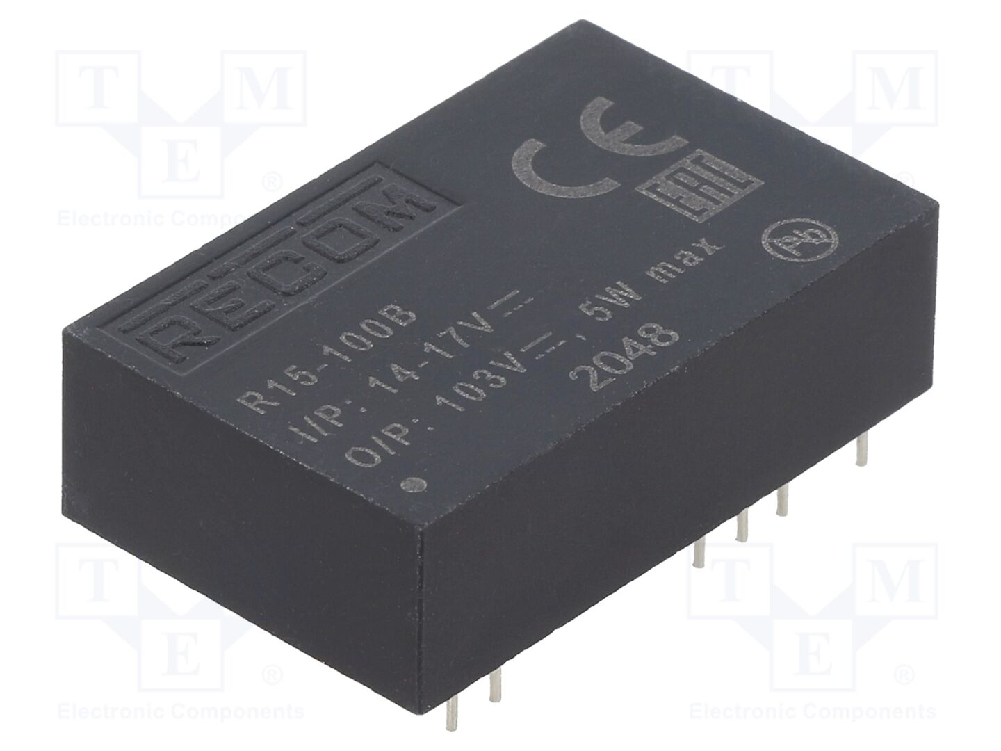 RECOM R15-100B DC/DC-muunnin 5W