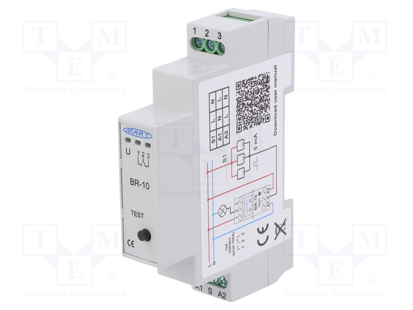 MART BR-10 Asennusrele 230VAC