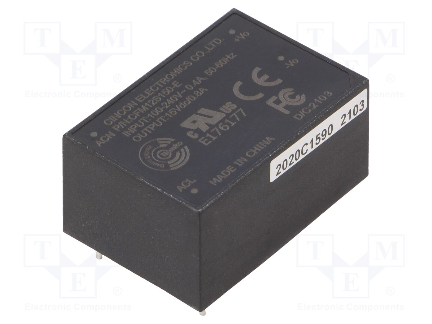 CINCON CFM12S150-E Piirikorttimuunnin AC/DC 12W