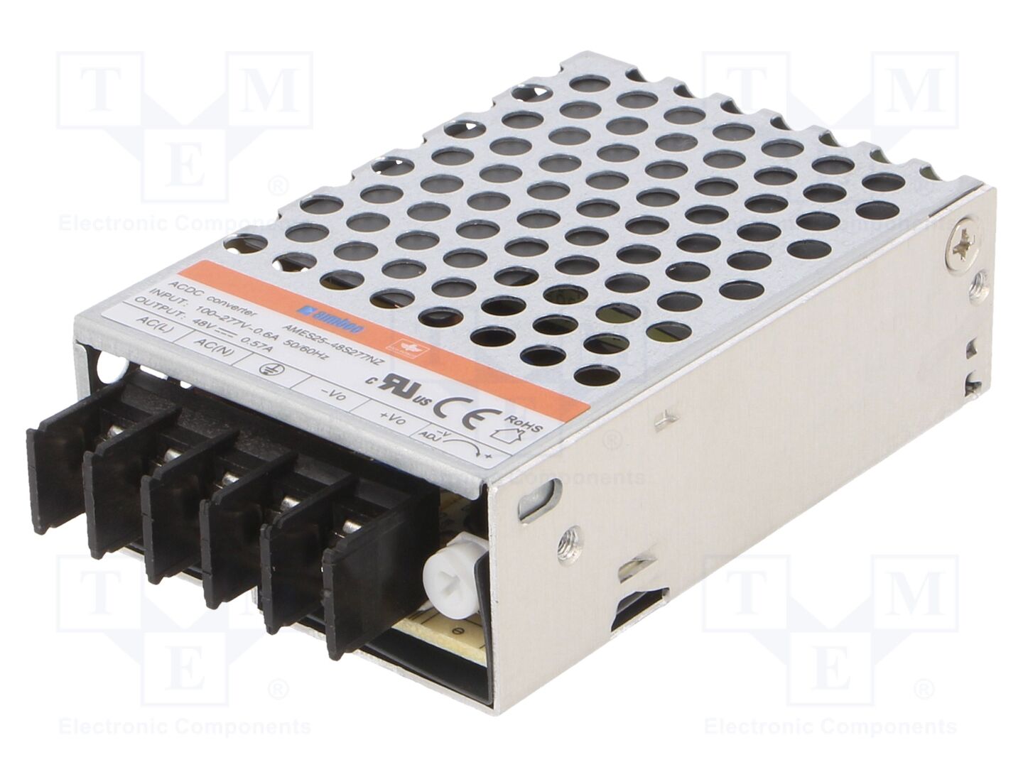 AIMTEC AMES25-48S277NZ Sisäänrakennettu kytkentävirtalähde 25W