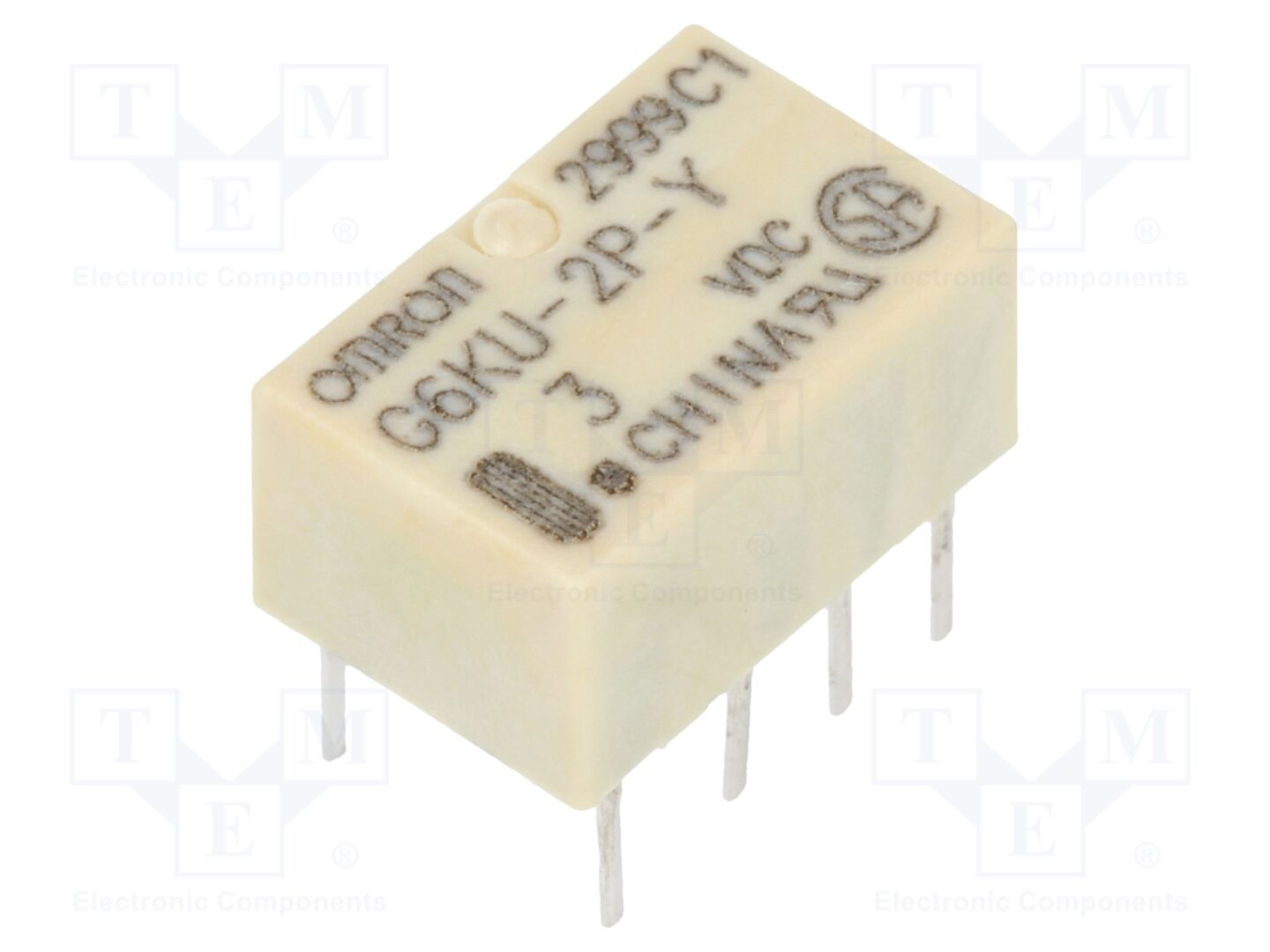 OMRON Electronic Components G6KU-2P-Y-3DC Sähkömagneettinen rele 3VDC