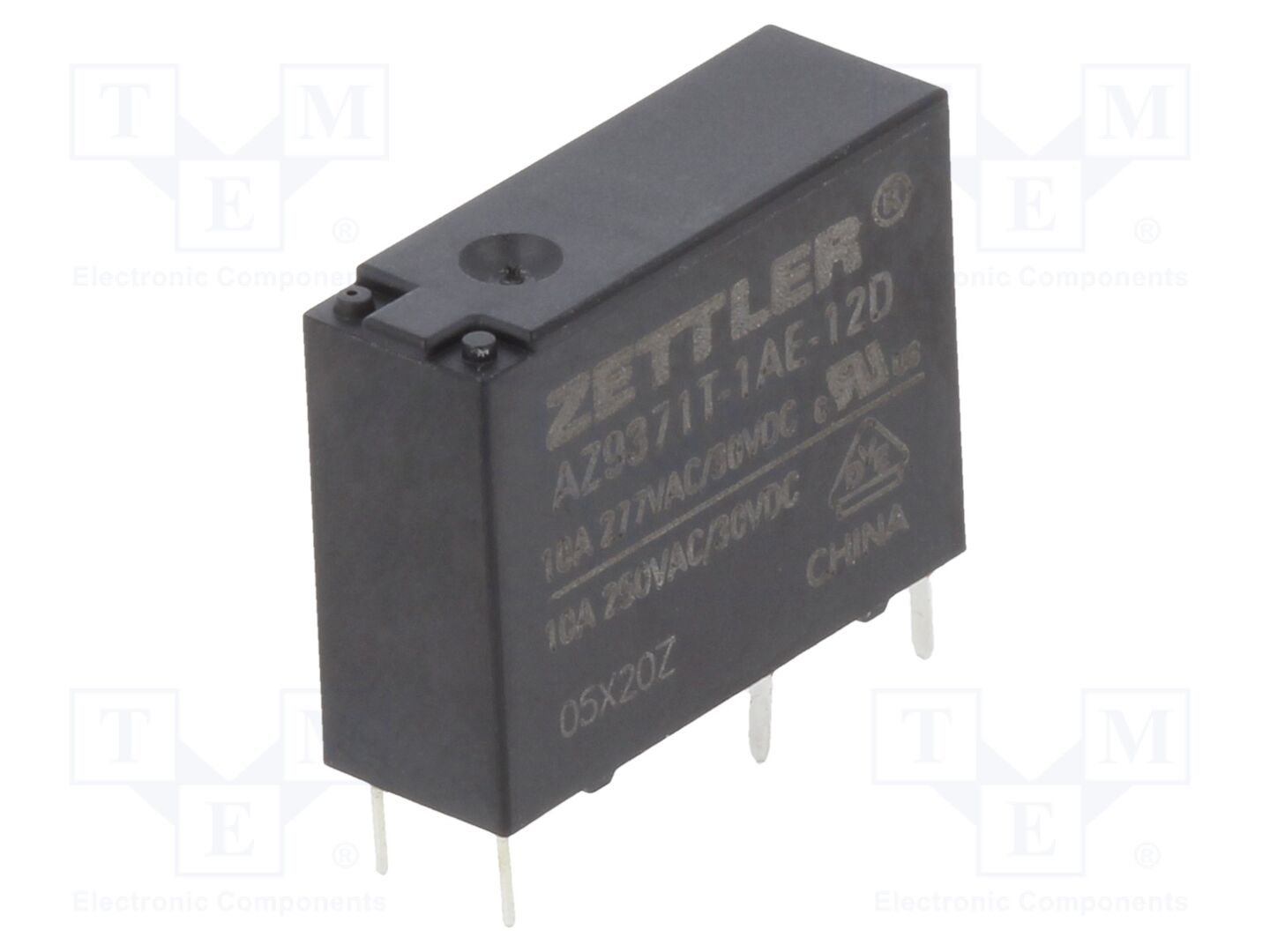 ZETTLER AZ9371T-1AE-12D Sähkömagneettinen rele 12VDC (50 kpl erä)