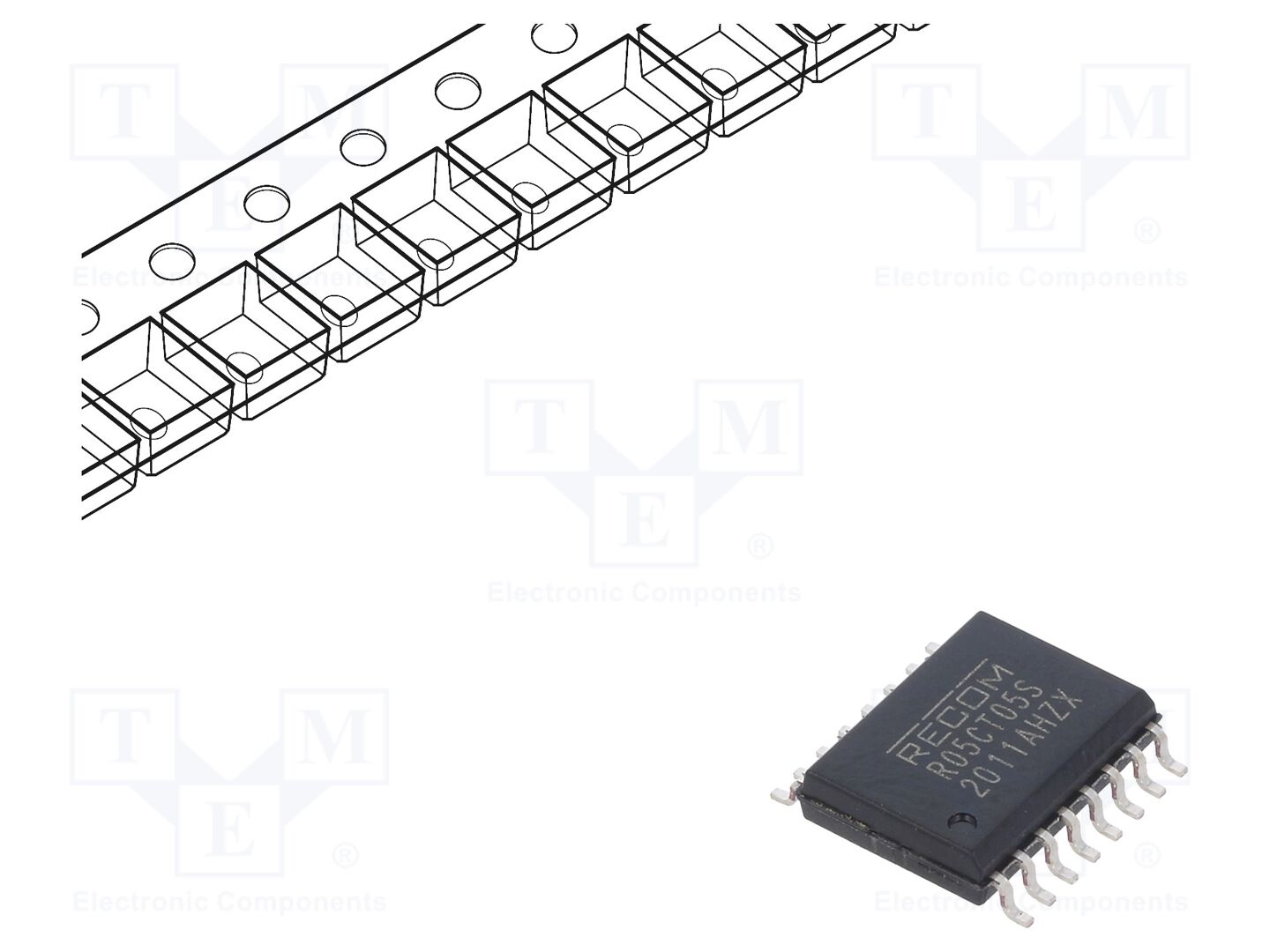 RECOM R05CT05S-CT DC/DC-muunnin 0.5W