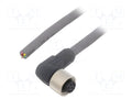 ALPHA WIRE AW0800112-SL357 Anturikaapeli M12, 8-napainen, 3m