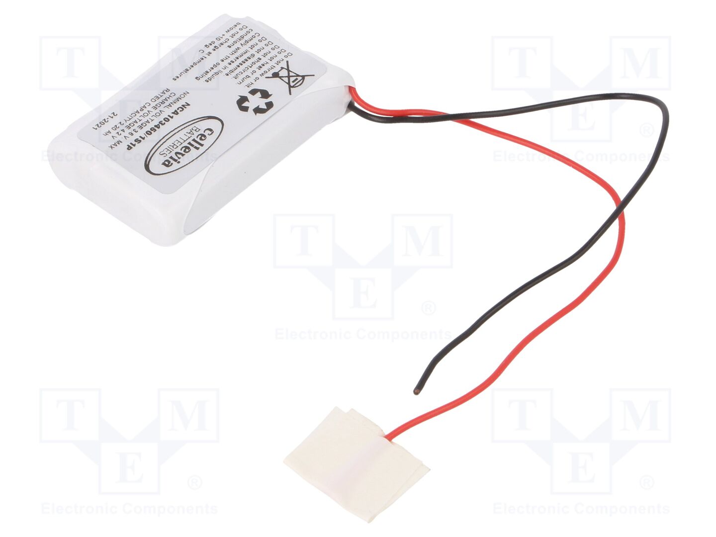 CELLEVIA BATTERIES NCA103450A/1S1P Ladattava akku 3.6V