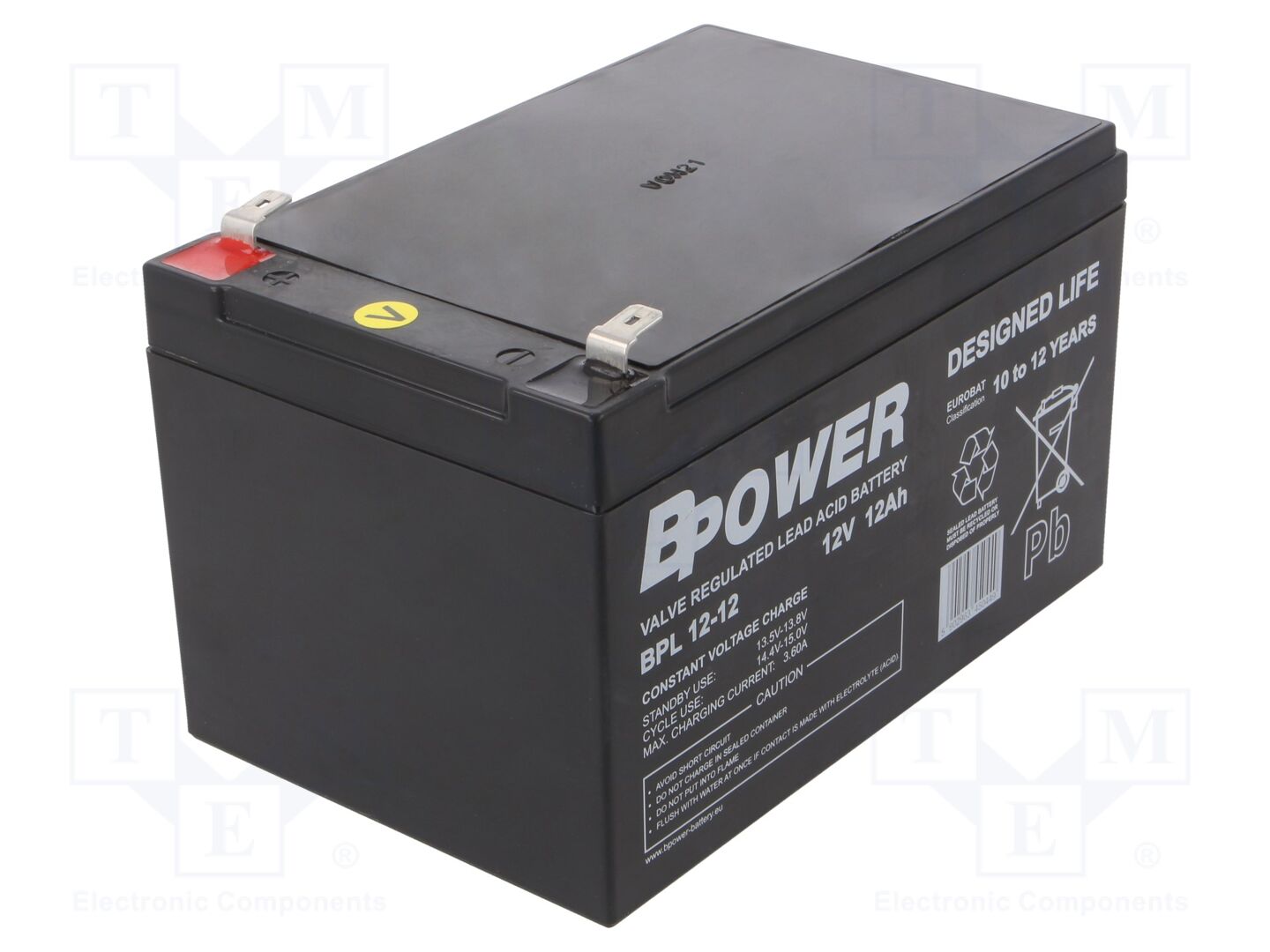 BPOWER BPL12-12 T2 Lyijyakku 12V