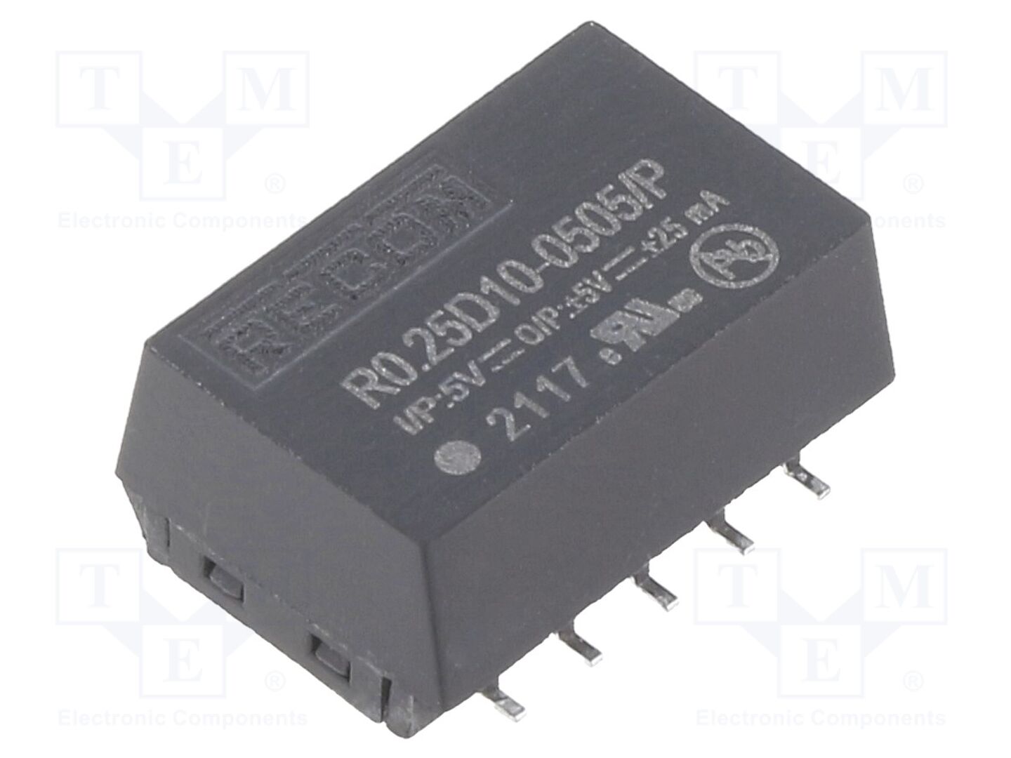 RECOM R0.25D10-0505/P DC/DC-muunnin 0.25W