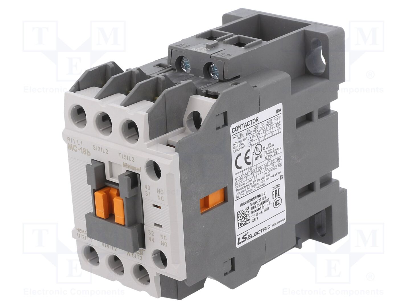 LS ELECTRIC MC-18B-24VAC Kontaktori 18A