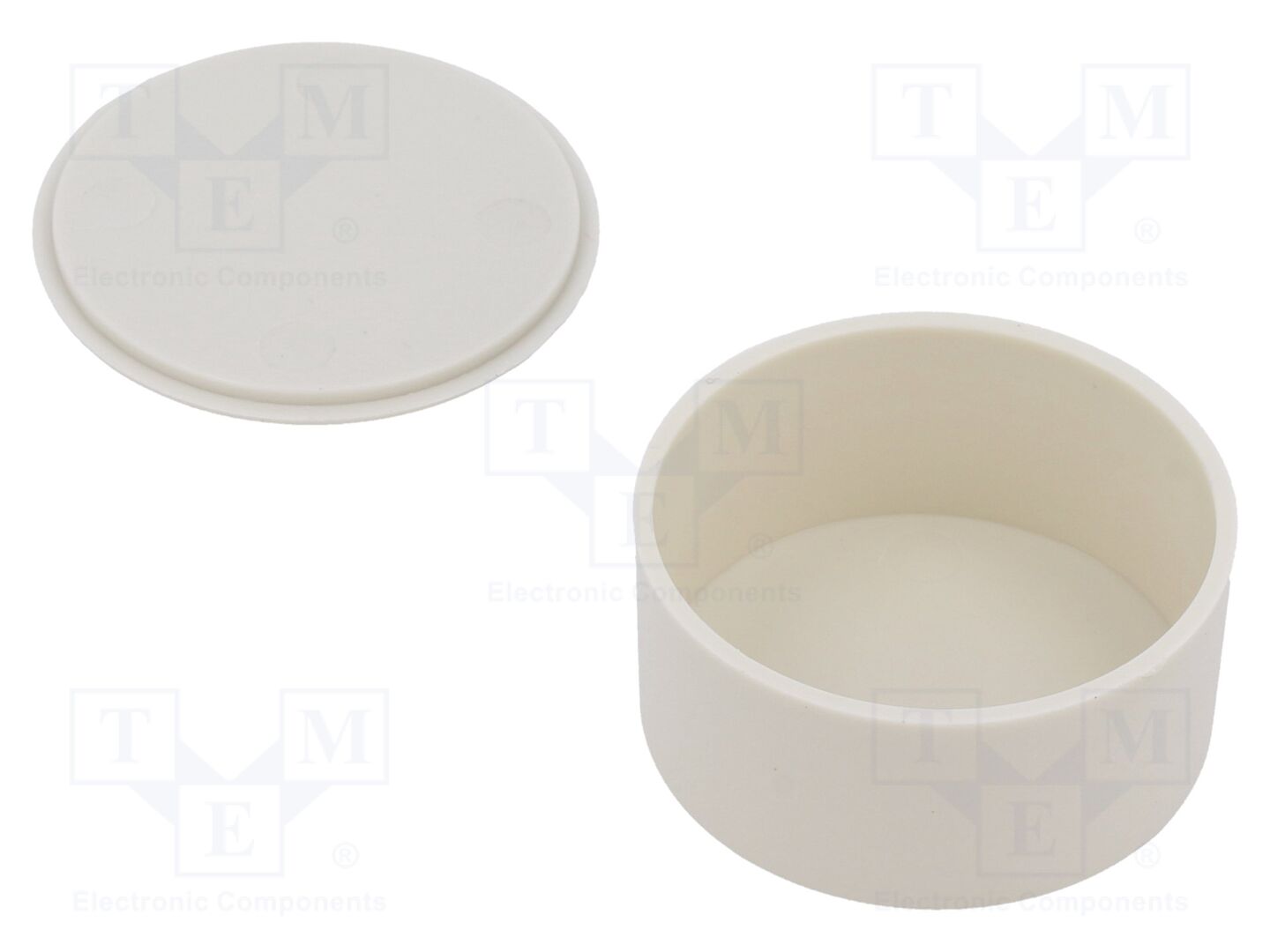 MASZCZYK KM-125D/GY Kotelo hälyttimille ja antureille Ø 29.6mm (50 kpl erä)