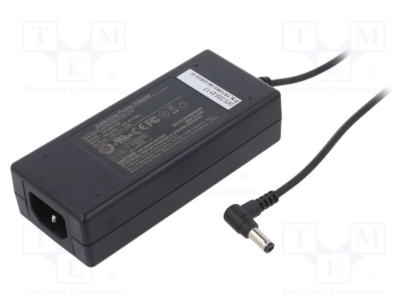 CINCON TR70MA180-02E03 Kytkinlähde 18VDC 3,9A 70W