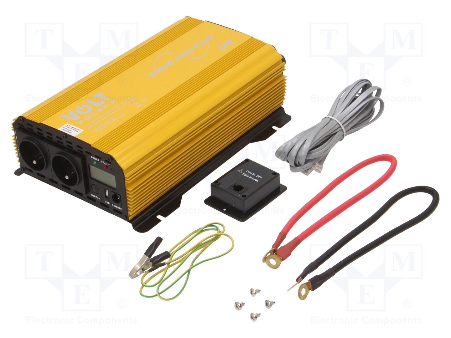 VOLT POLSKA SINUS-P-4000-24V DC/AC muunnin 2000W 24V