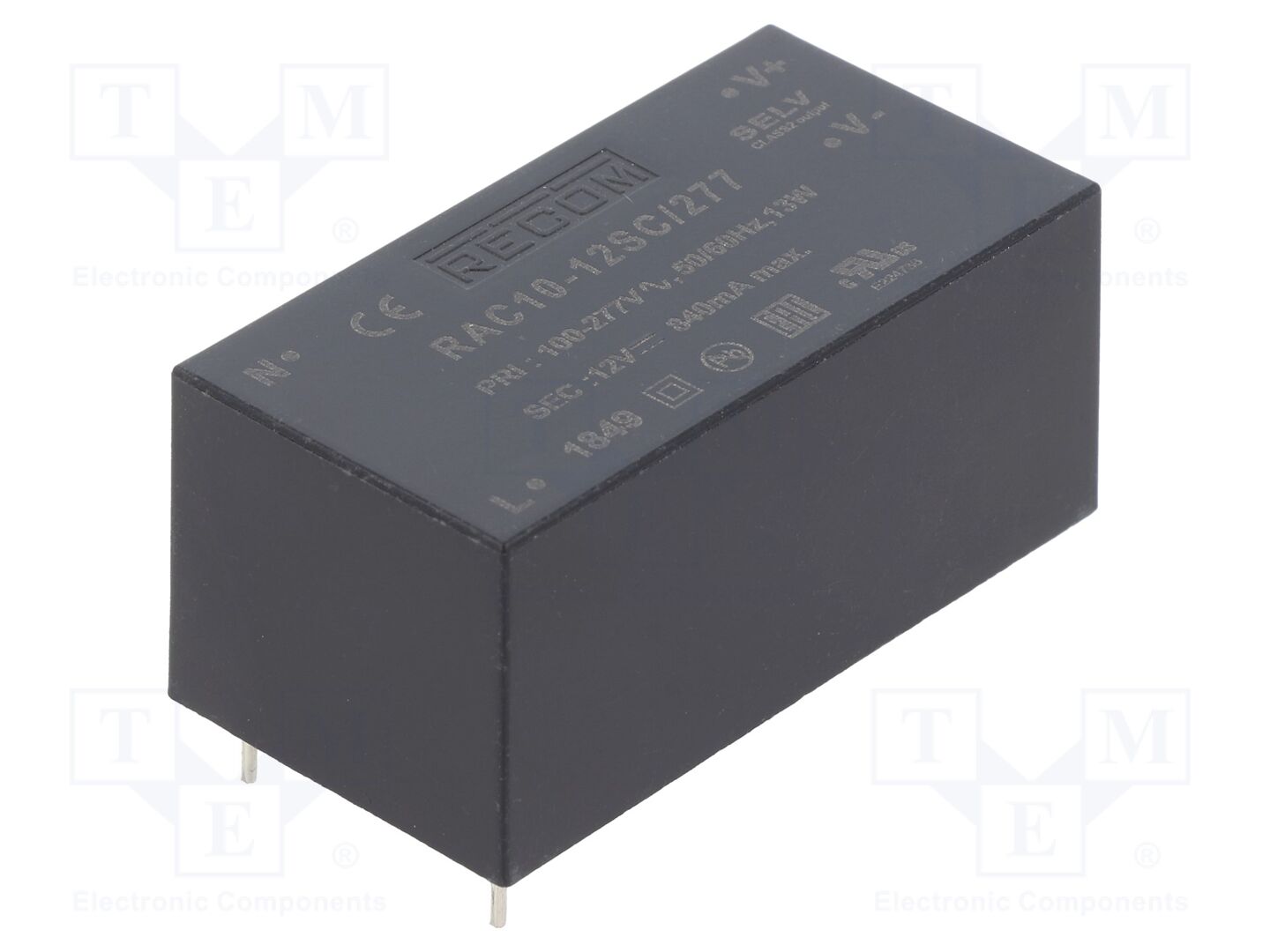 RECOM RAC10-12SC/277 AC/DC-muunnin 10W