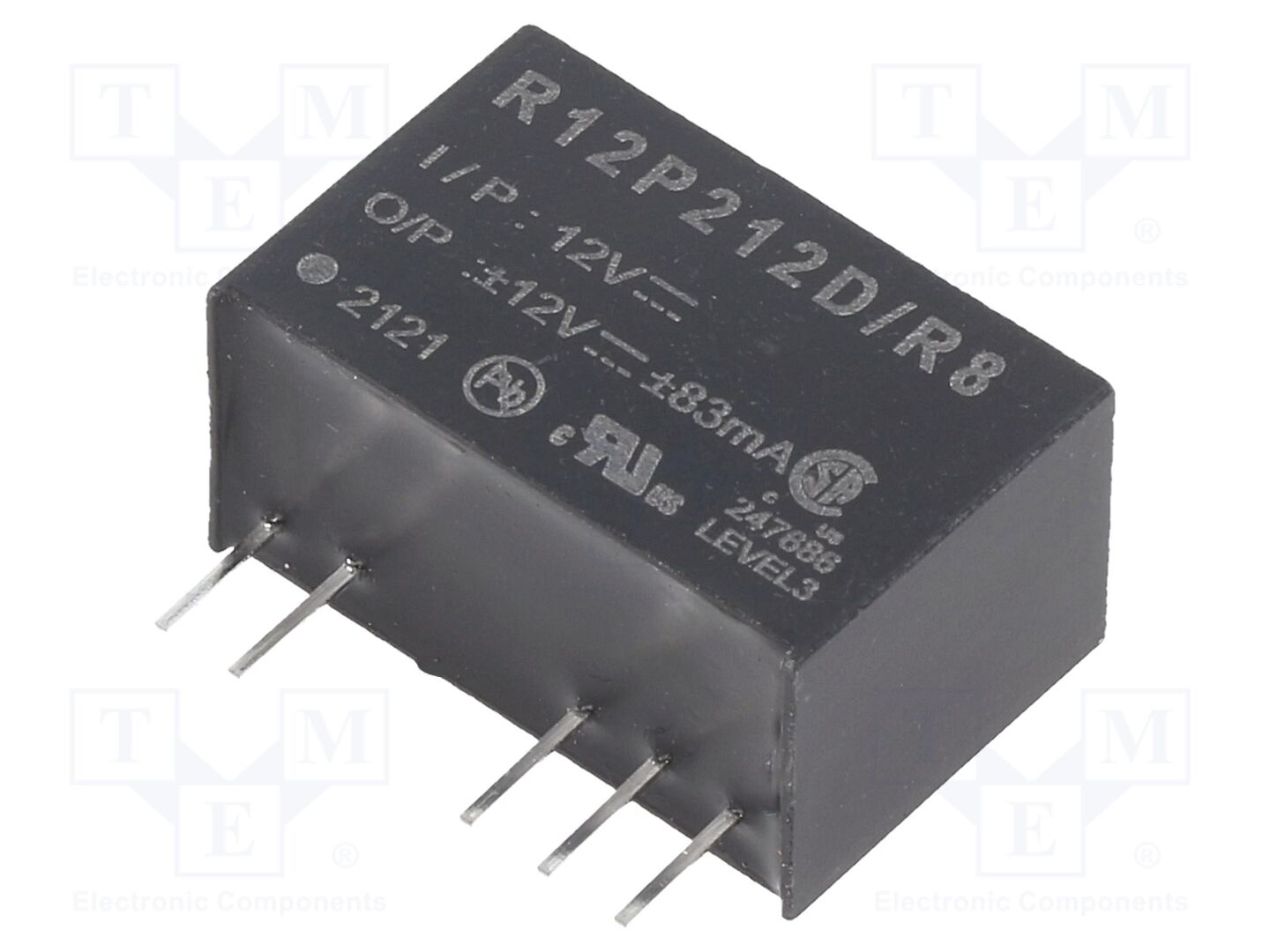 RECOM R12P212D/R8 DC/DC-muunnin 2W