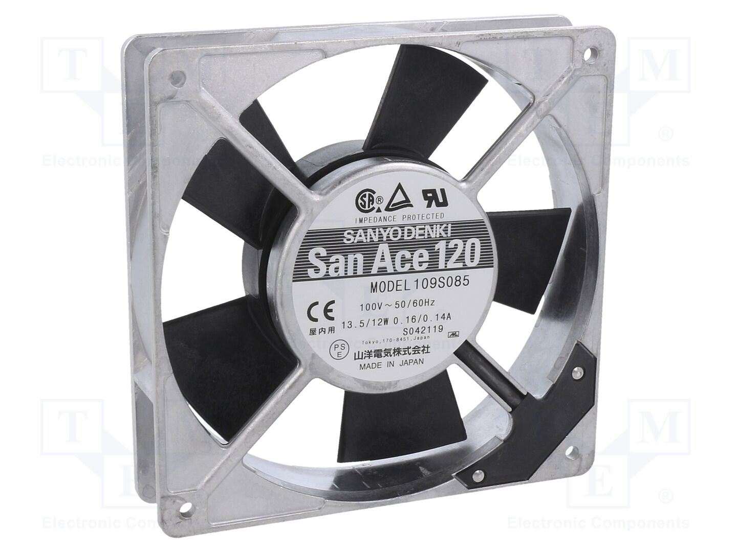 SANYO DENKI 109S085 Aksiaalipuhallin 100VAC