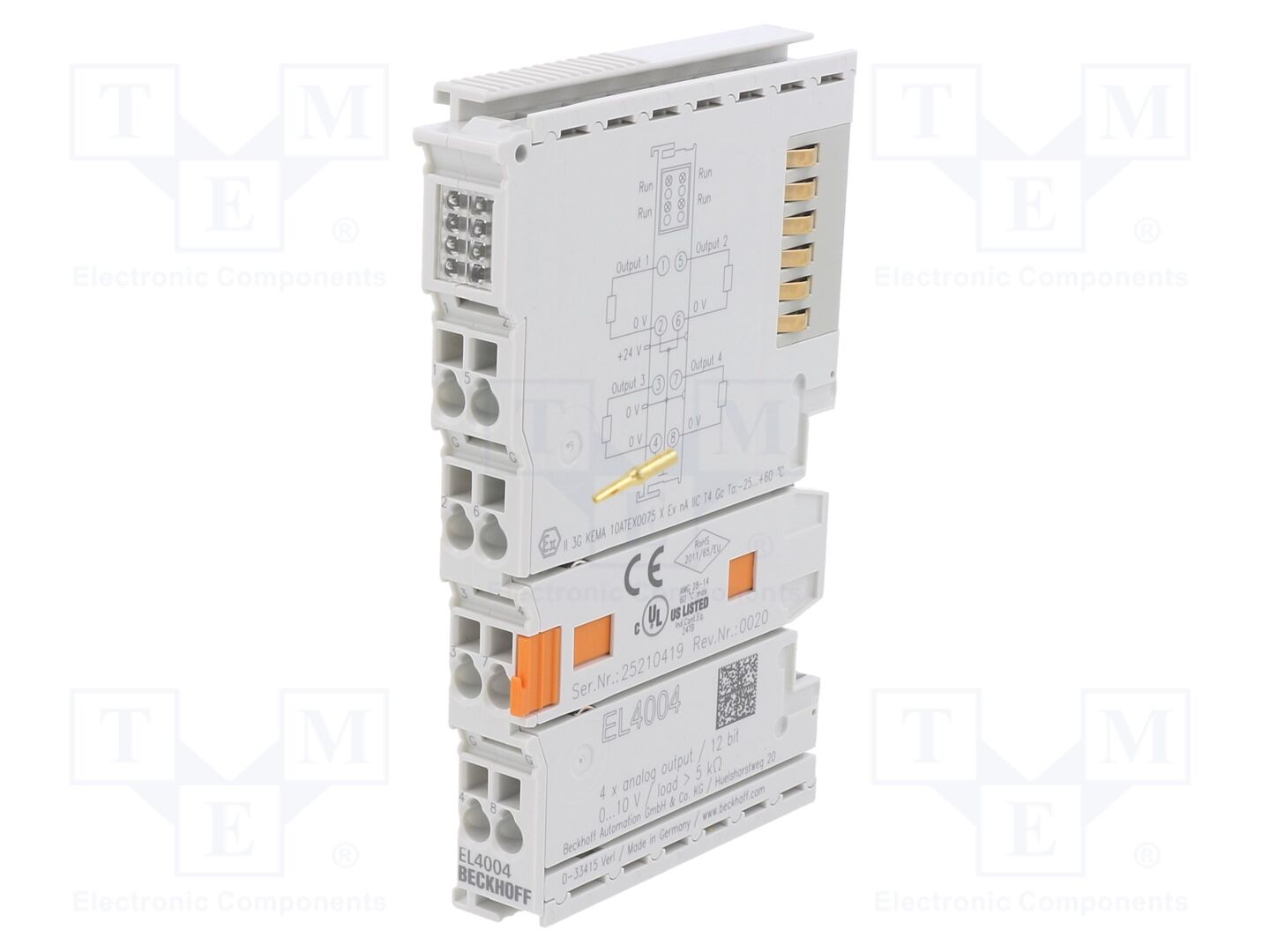Beckhoff Automation EL4004 Analoginen lähtömoduuli 24VDC