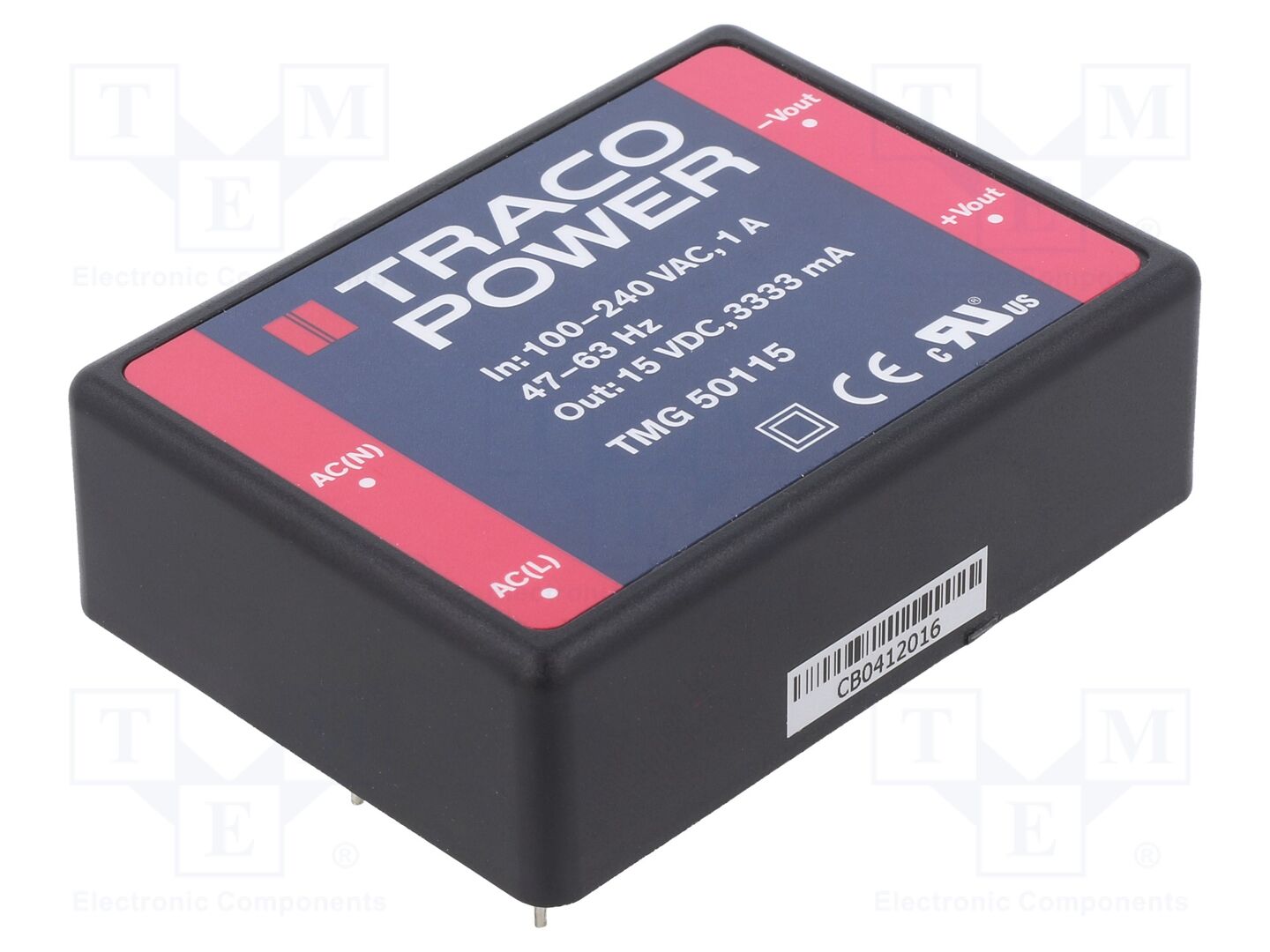 TRACO POWER TMG50115 AC/DC-muunnin 50W