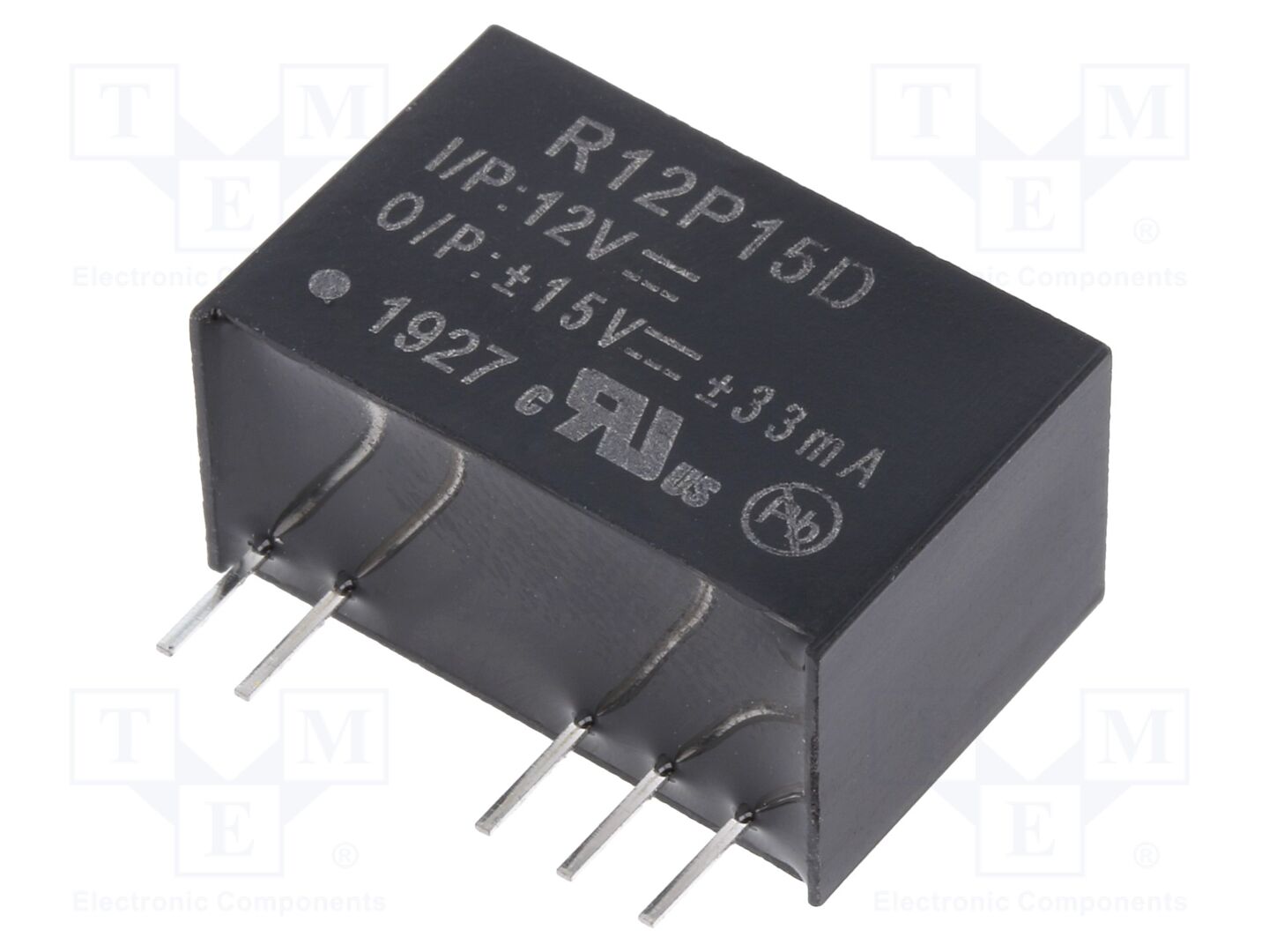 RECOM R12P15D DC/DC-muunnin 1W