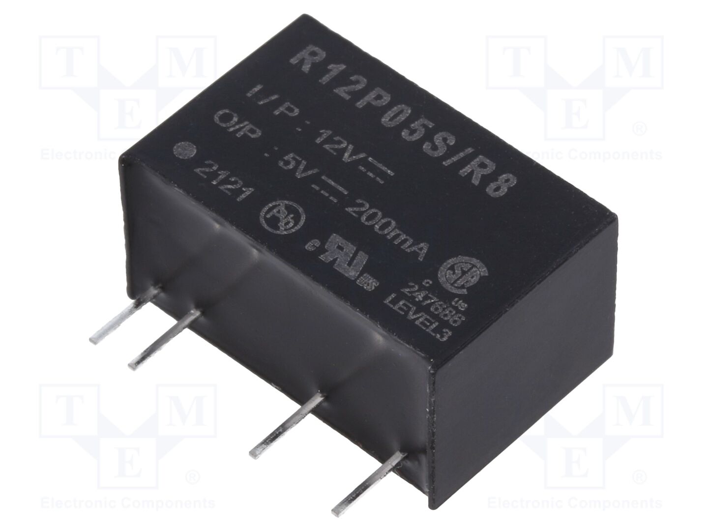 RECOM R12P05S/R8 DC/DC-muunnin 1W
