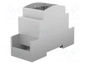 ITALTRONIC 25.0204000.BL DIN-kisko-kotelo 90.5mm