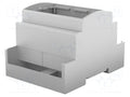 ITALTRONIC 25.0404000.BL DIN-kisko-kotelo 90x71x62mm
