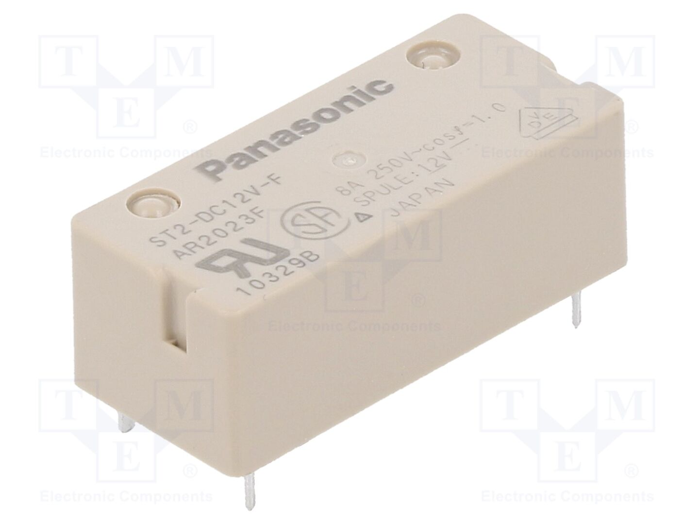 PANASONIC ST2-DC12V-F Sähkömagneettinen rele 12VDC, 8A
