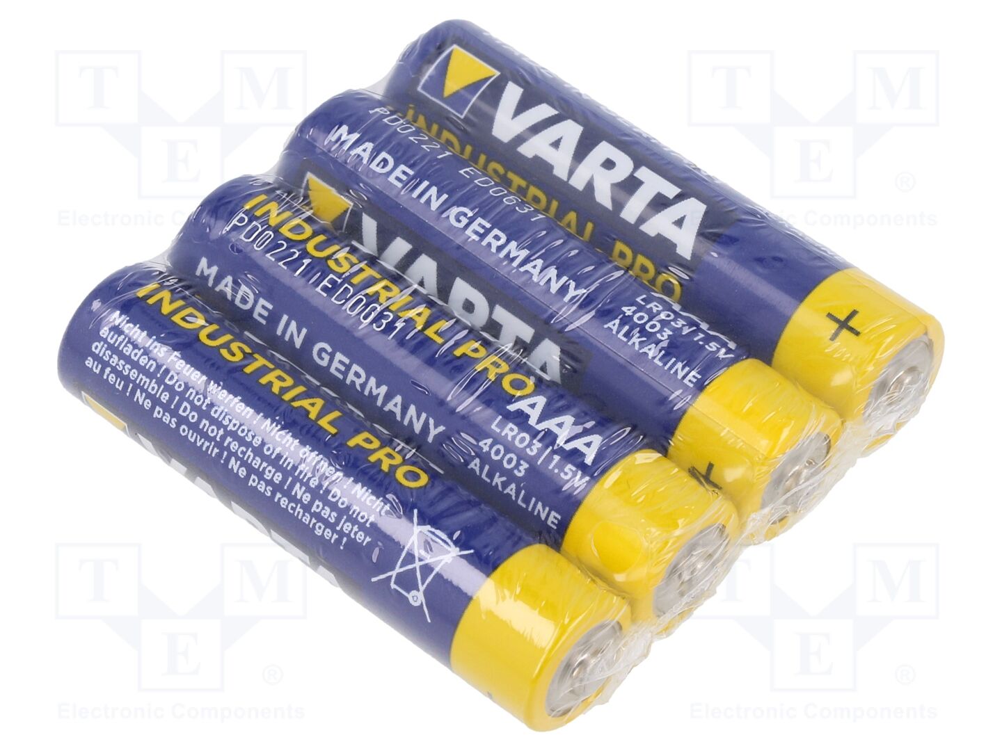 VARTA MICROBATTERY BAT-LR03/V-S4 Alkaliparisto 1.5V (50 kpl erä)