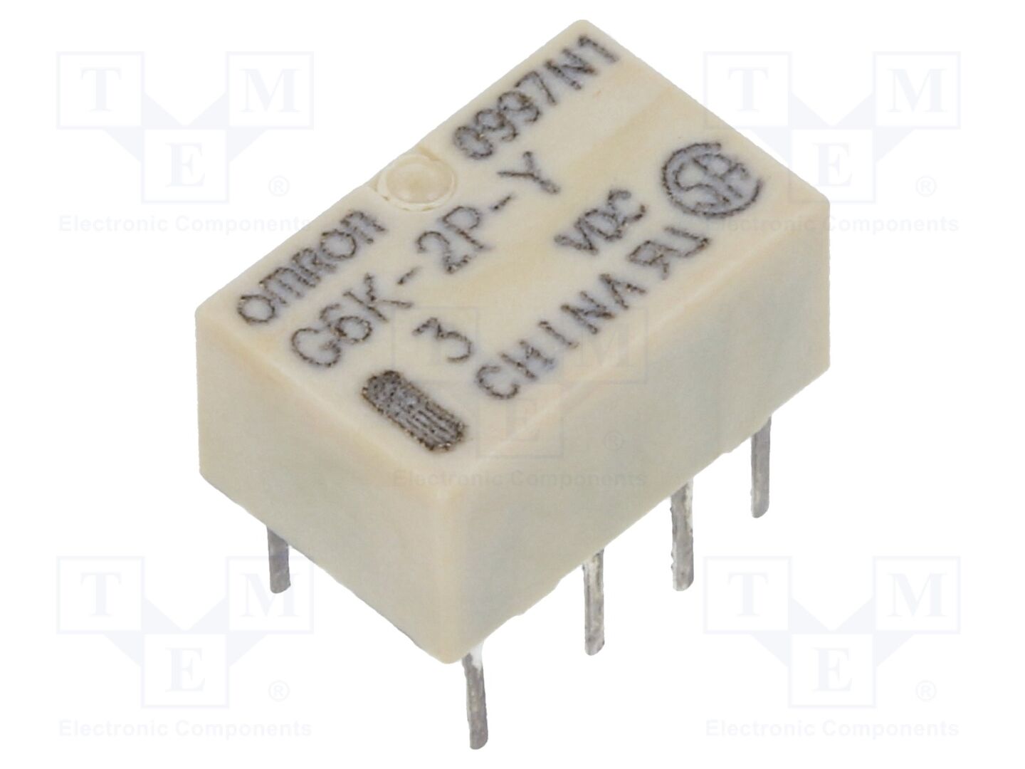 OMRON G6K-2P-Y-3DC Sähkömagneettinen rele 3VDC