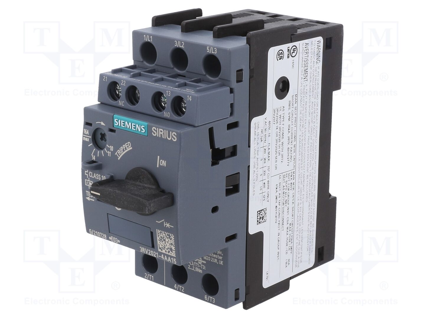 SIEMENS 3RV2021-4AA15 Moottorinsuojakatkaisija 7.5kW