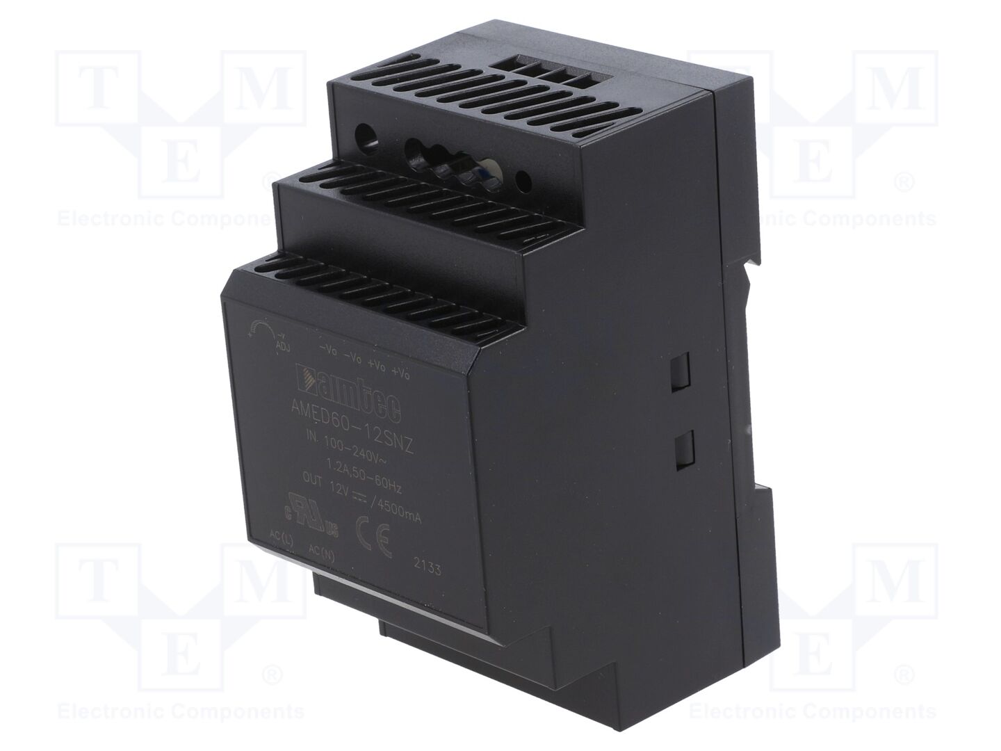 AIMTEC AMED60-12SNZ DIN-kiskoon asennettava kytkentäsähkönsyöttö 60W 12VDC