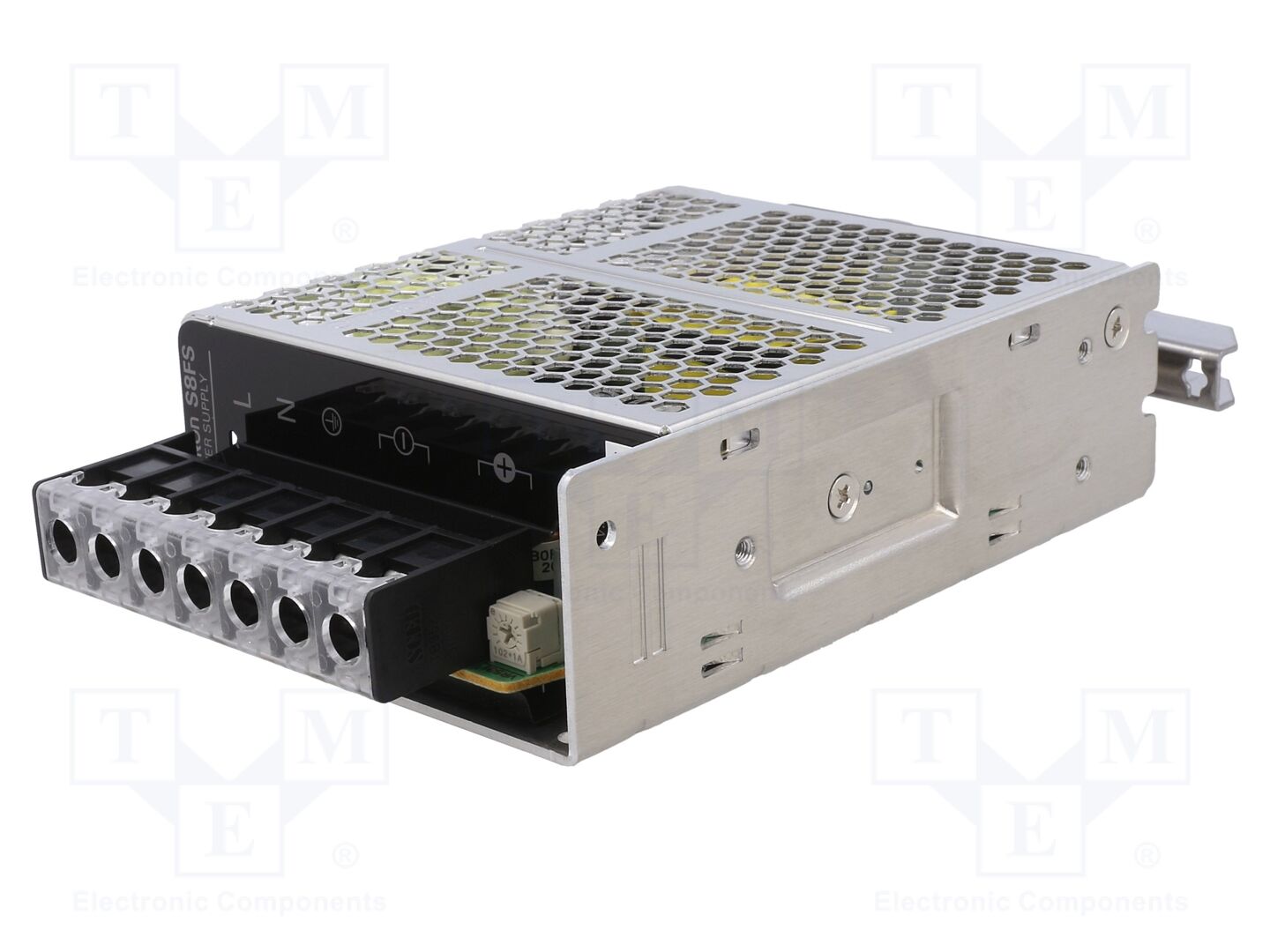 OMRON S8FS-G10012CD DIN-kiskoon asennettava kytkentäsähkönsyöttö 100W 12VDC