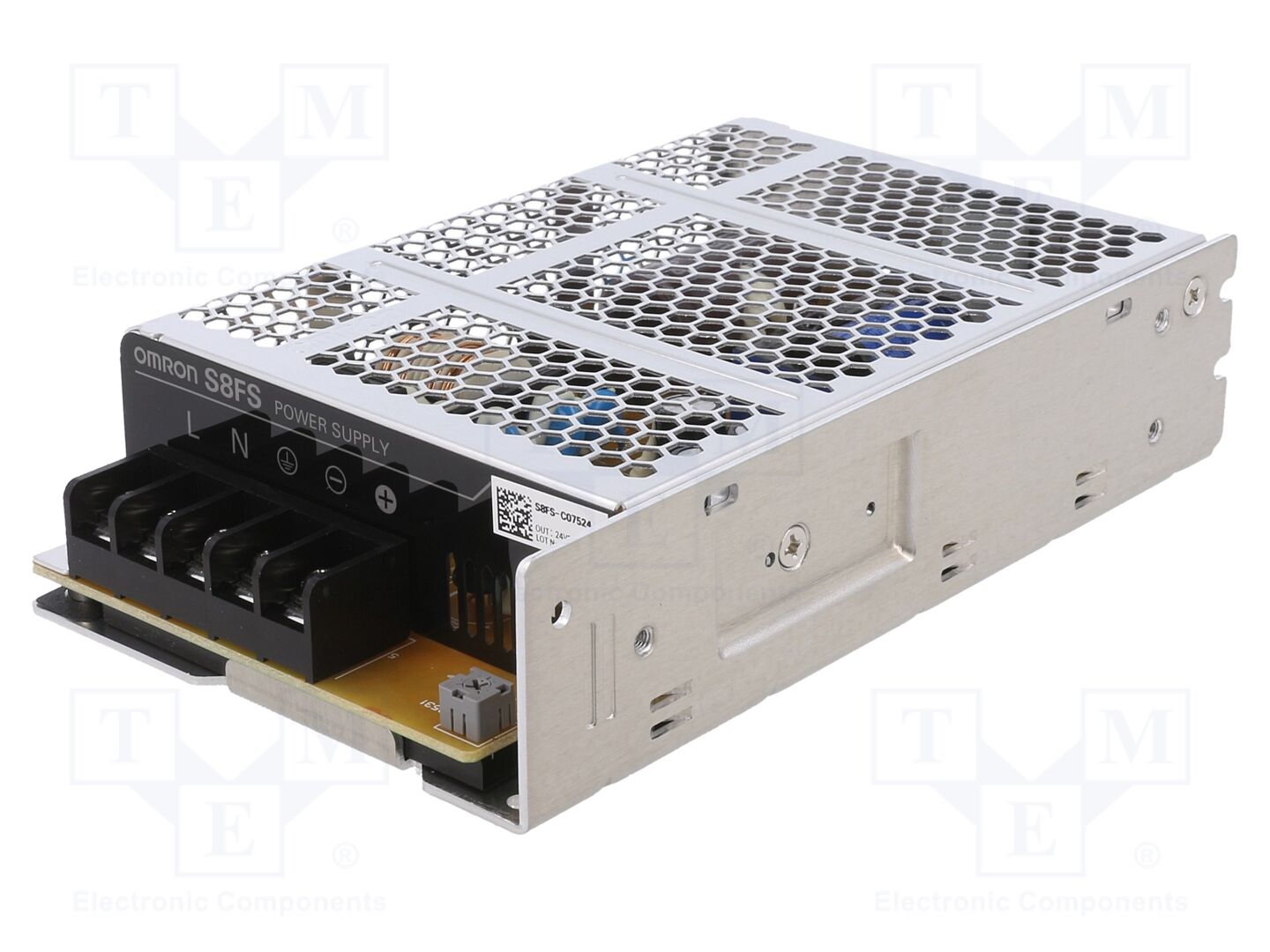 OMRON S8FS-C07524 Sisäänrakennettu kytkentäsähkönsyöttö 75W 24VDC