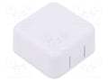 HAMMOND 1551SNAP1WH Yleiskotelo 40x40x20mm (50 kpl erä)