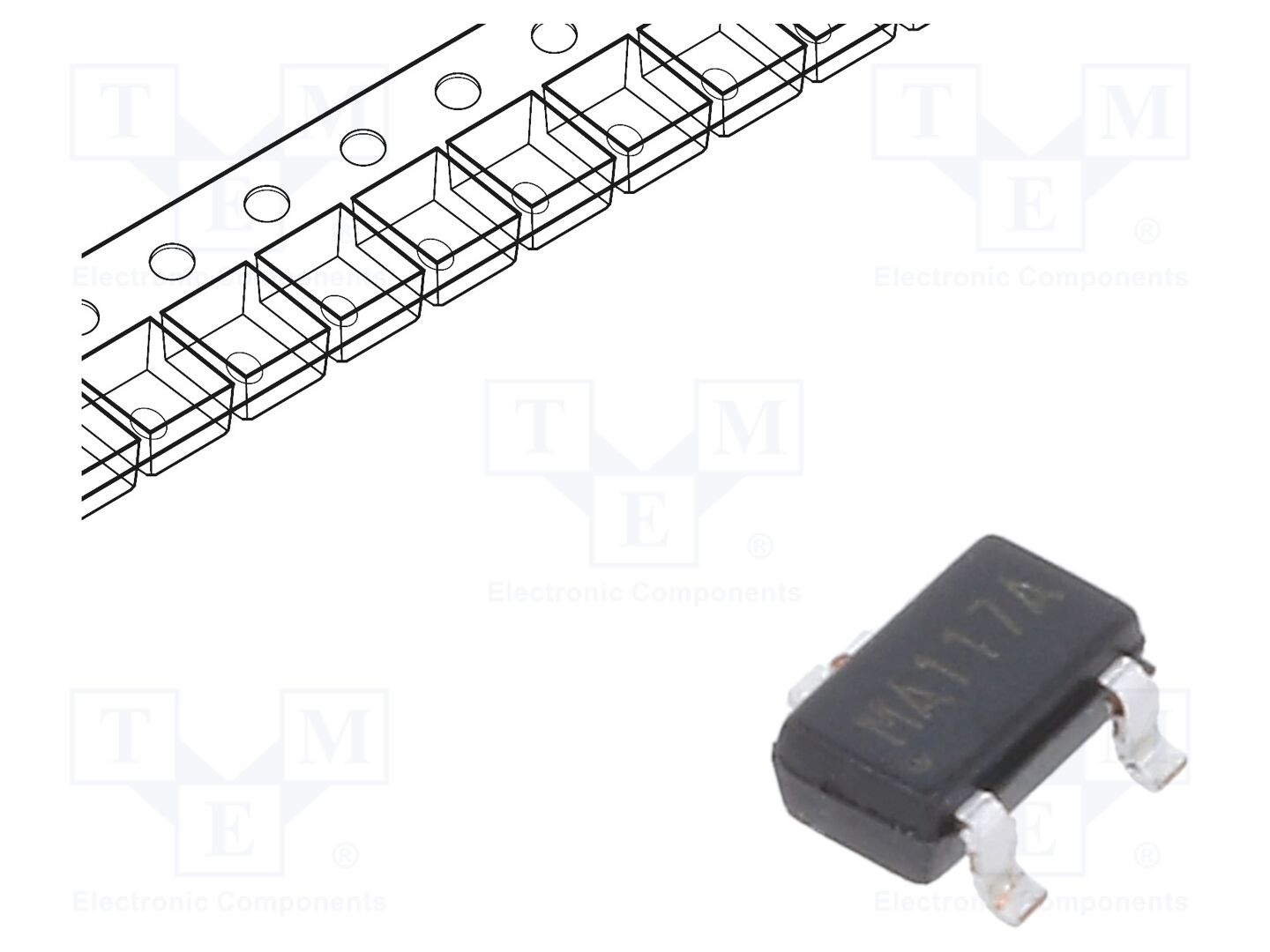 COTO TECHNOLOGY RR122-1B12-511 Magneettianturi 1.7÷5.5VDC (50 kpl erä)