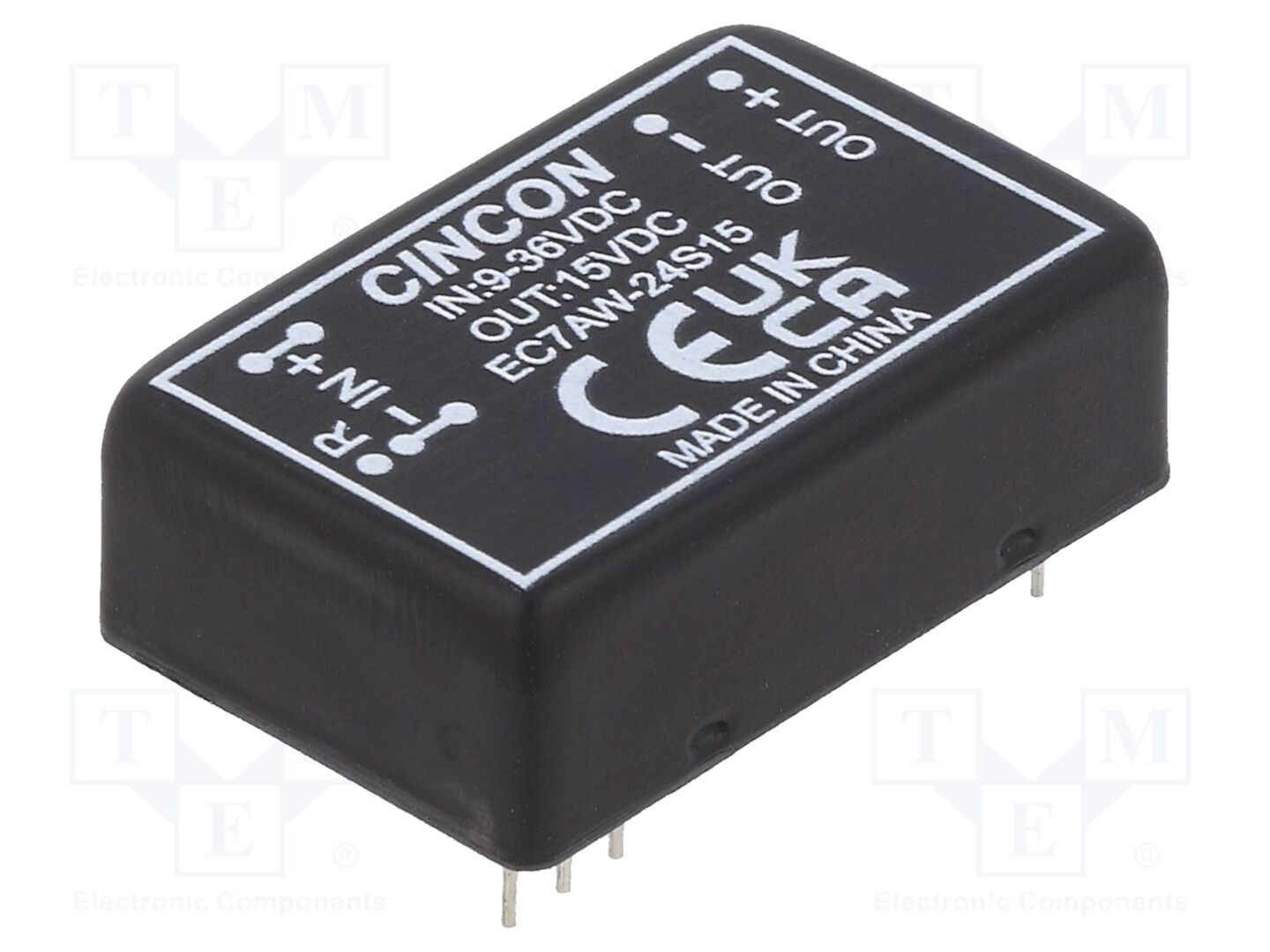 CINCON EC7AW-24S15 DC/DC-muunnin 10W
