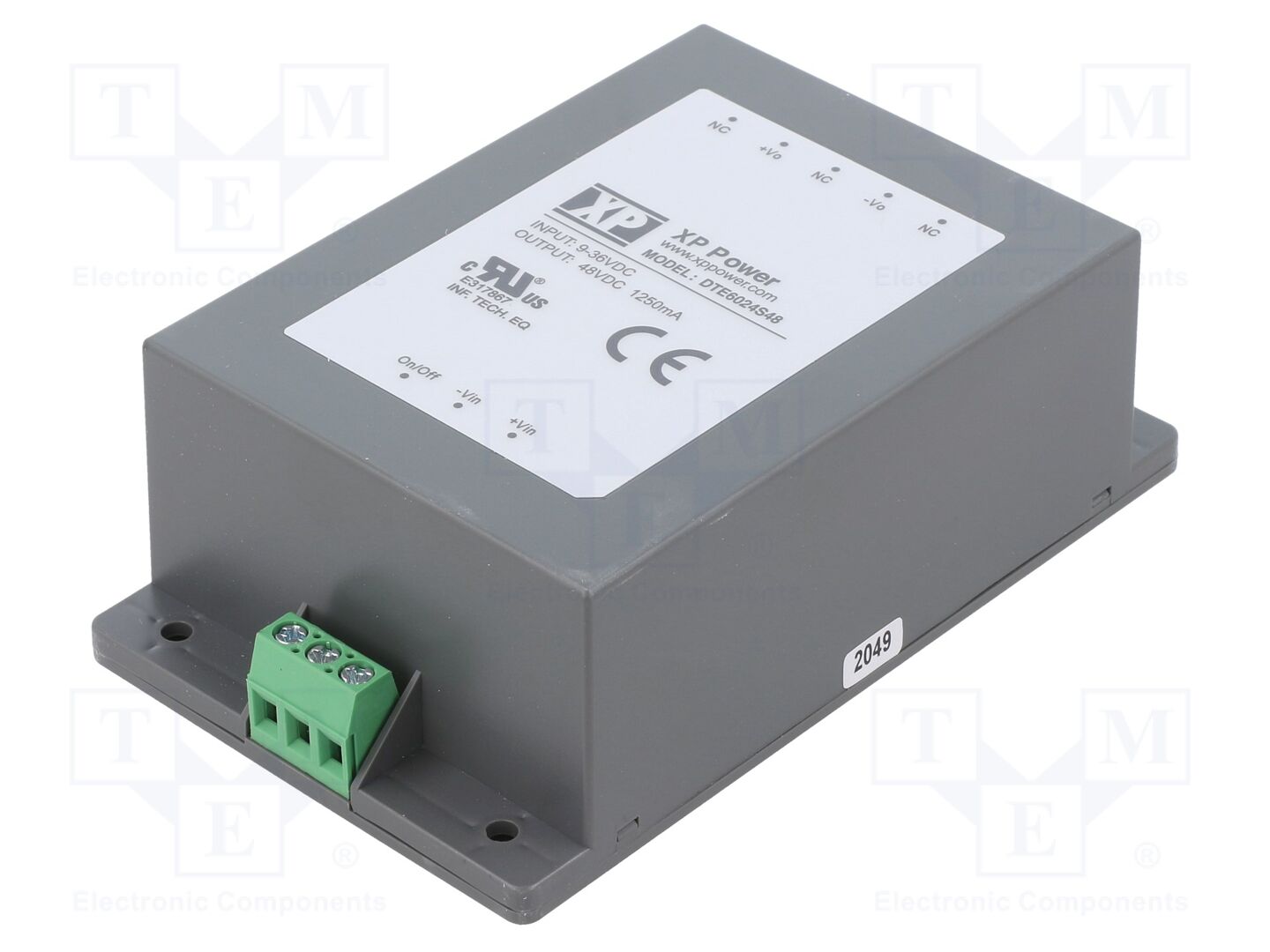 XP POWER DTE6024S48 DC/DC-muunnin 60W