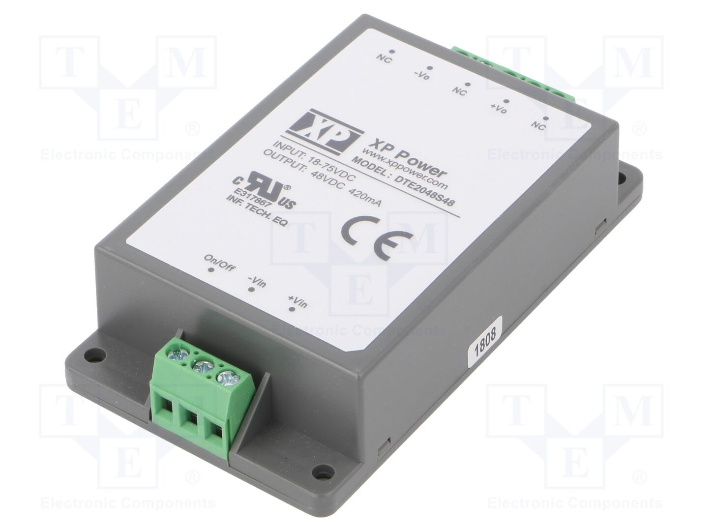 XP POWER DTE2048S48 DC/DC-muunnin 20W