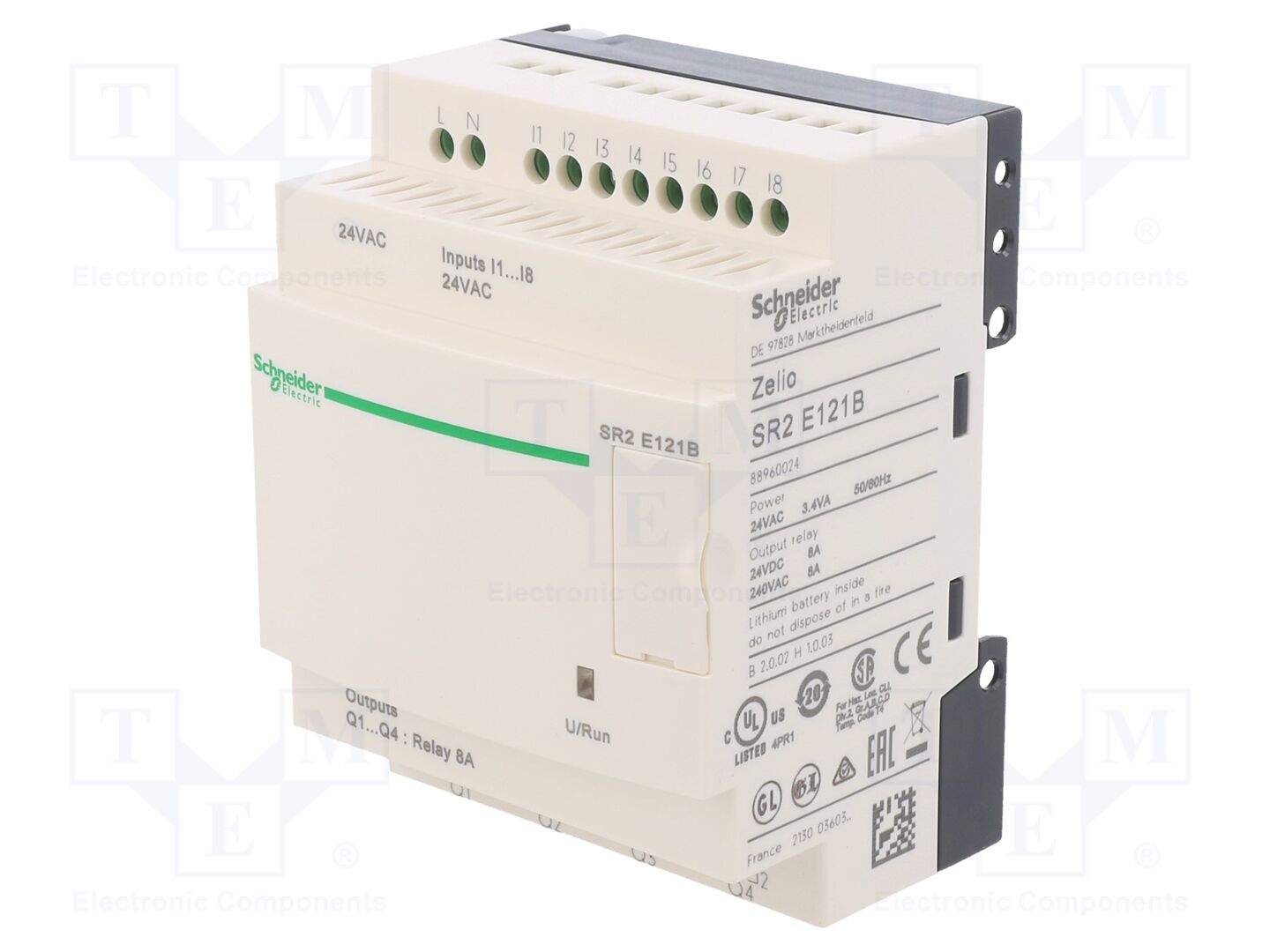 SCHNEIDER ELECTRIC SR2E121B Ohjelmoitava rele 8 tuloa