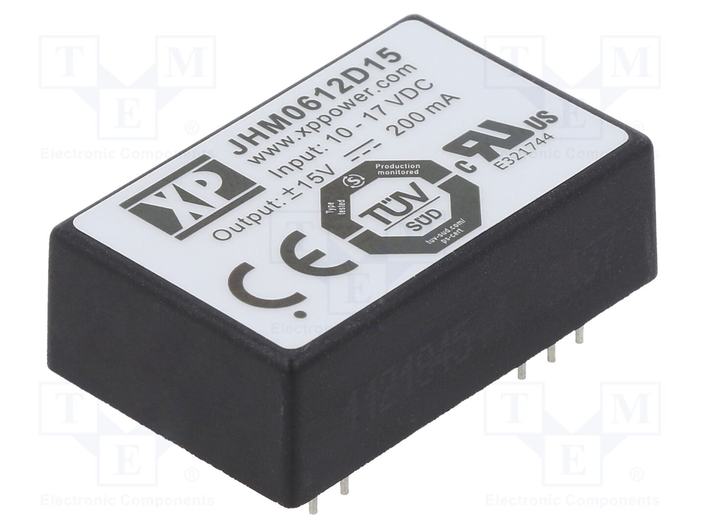 XP POWER JHM0612D15 DC/DC-muunnin 6W